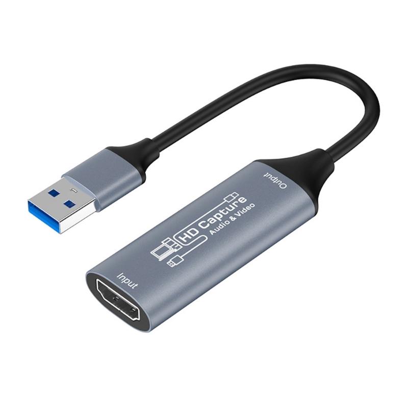 Video Capture Device with 4K HDTV Input 1080P Output Real Time Recording Compatible Multiple Devices