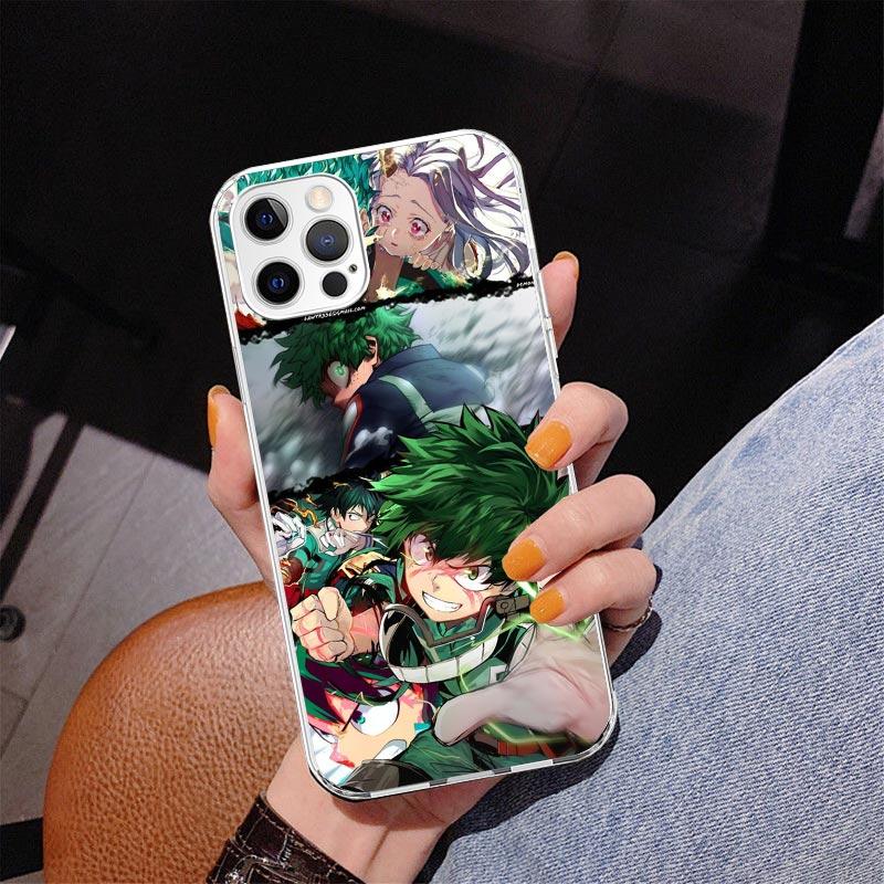 

My Hero Izuku Deku Phone Case For iPhone 17 Air 16 Pro Max 16E 15 + 14 Plus 11 12 13 Mini 7 8 SE Gift Print Cover Fundas 17 Air iPhone 16 Plus