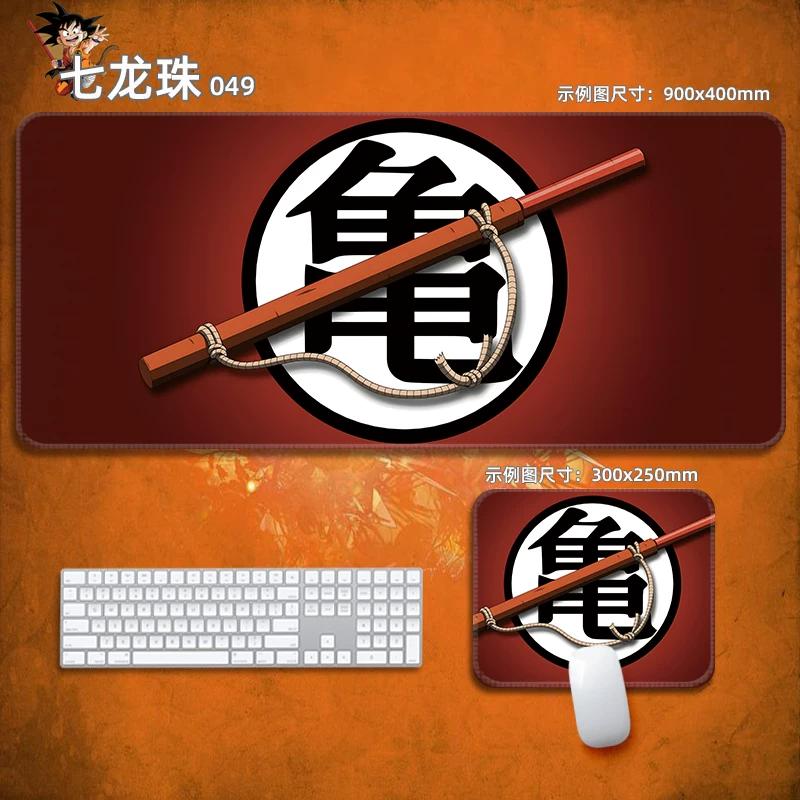 Anime Mauspads Drachenball Leder-Mauspad Nachhaltig Kleiner Junge Handgelenkstütze Tastaturunterlage Tischmatte Son Goku Animation Dekorative Tischdecke