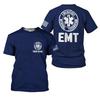 2025 nieuwe naam gepersonaliseerde cosplay ems t paramedicus emt werker retro t-shirts retro 3D geprint casual vintage t-shirt