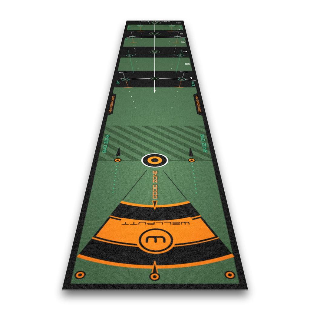 WELLPUTT Golf Putting 3M Mainstream Wellput Made in Officially Distributed in Mat, Model, Green, Zone, France, Japan.
