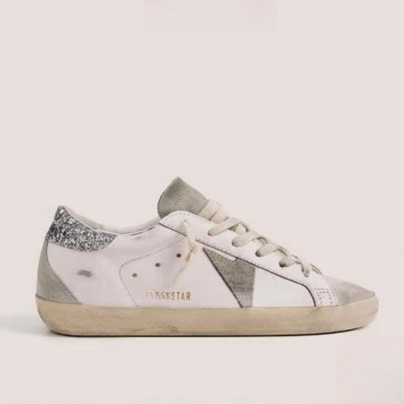 Chaussures décontractées pour hommes et femmes étoiles petites chaussures sales nouvelles polyvalentes chaussures de skate chaussures sales cuir de vachette chaussures blanches
