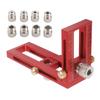 1set Drill Hole Guide Kit Drilling Positioning Tool Set Hole Drill With Drill Bushings Precision Tool For Woodworking DIY