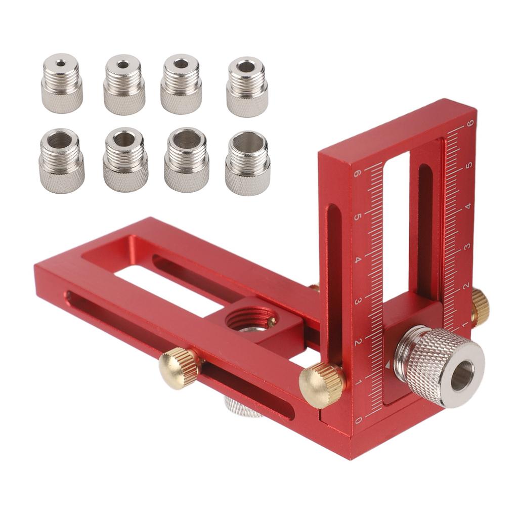 1set Drill Hole Guide Kit Drilling Positioning Tool Set Hole Drill With Drill Bushings Precision Tool For Woodworking DIY