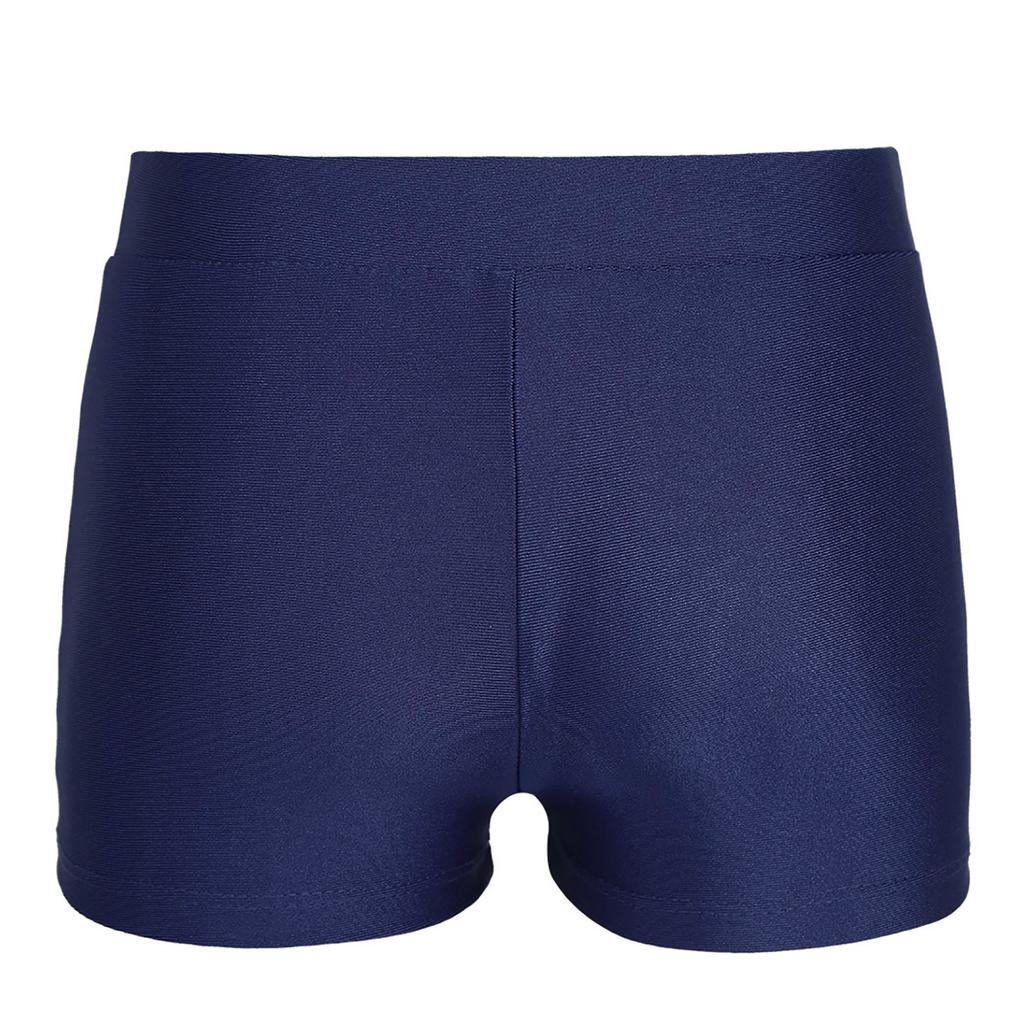 Çocuk Kız V-ön Kemer Şort Altları Spor Jimnastik Egzersiz Yaz Giyim Boy-cut çocuk Şort