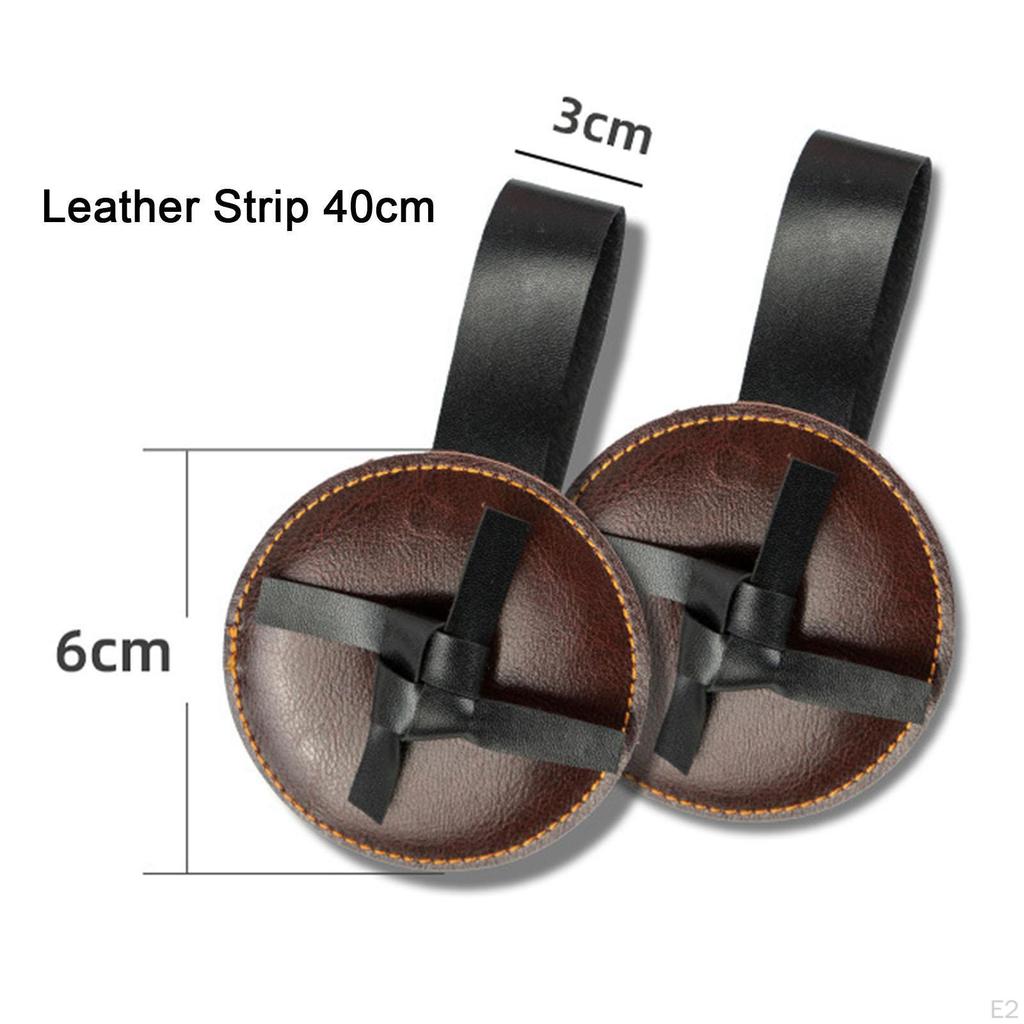2 Pieces Cymbal Belt Strap Hand with Pads Instrument Accessory Repairment Soft