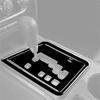 3Pcs For Dodge Challenger 2008-2014 Glossy Piano Black Gear Shift Cover Trim