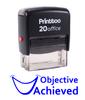 Printtoo OBJECTIVE ACHIEVED Self Inking Rubber Stamp Office Stationary Custom