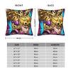 Jojo Steel Ball Run Pillow Cover  Comfy Cushion Cover Fashion Pillow Case For Living Room Chair