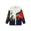 Fila Dragon Series Color Block Letter Cartoon Print Open-Front Long Sleeve Sweater Women Sweater Cloud-White F11W419408F-WT