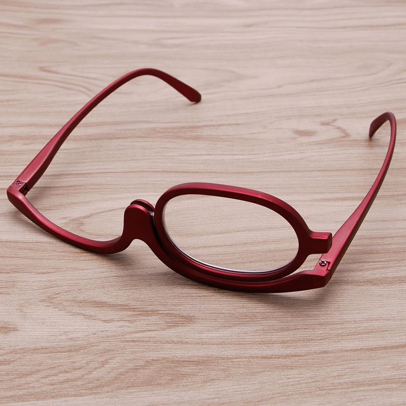 New Rotating Makeup Reading Glasses Women Portable Folding Presbyopia Eyeglasses Fashion Retro Colourful Frame Optical Eyewear