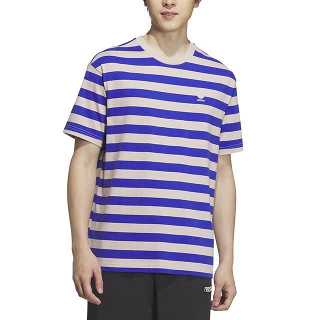 adidas Neo T Shirts Unisex Blue Crew Neck Moderate Straight Fit IA4976