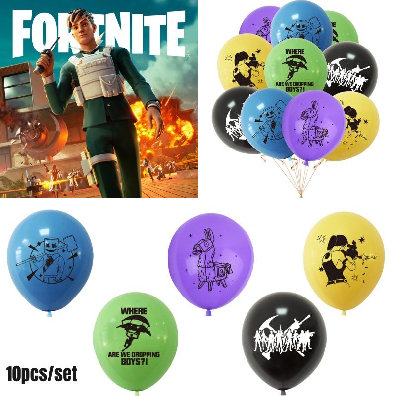 Decorações de Festa de Aniversário com Tema Fortnite Balões de Látex Mais Vendido Transfronteiriço