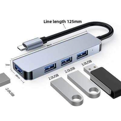 4 In 1 Type C Hub for Huawei Apple MacBook Multi Function Dock High Speed Adapter