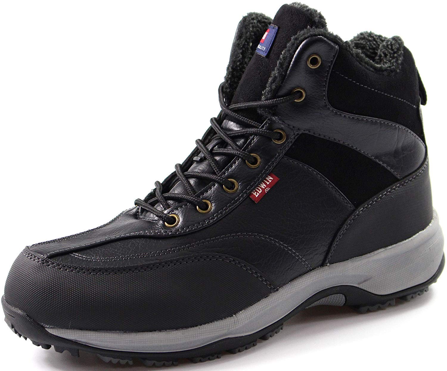 

Кеды Edwin EDS-9120 Мужские высокие (Размер 28.0см, Черный)