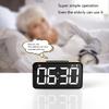 Large LED Display Digital Clock with Snooze Function 12/24Hr Bedroom Clock