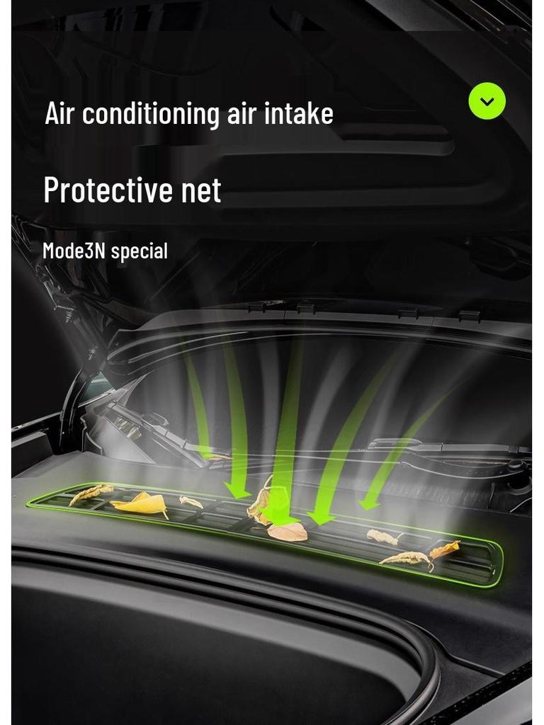 Tesla Model Y AC Intake Insect Screen Protection