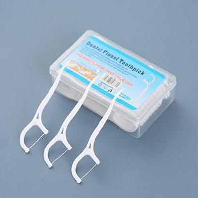 50pcs Dental Floss Toothpick Boxed Flat Thread Bar For Cleaning And Nursing Teeth