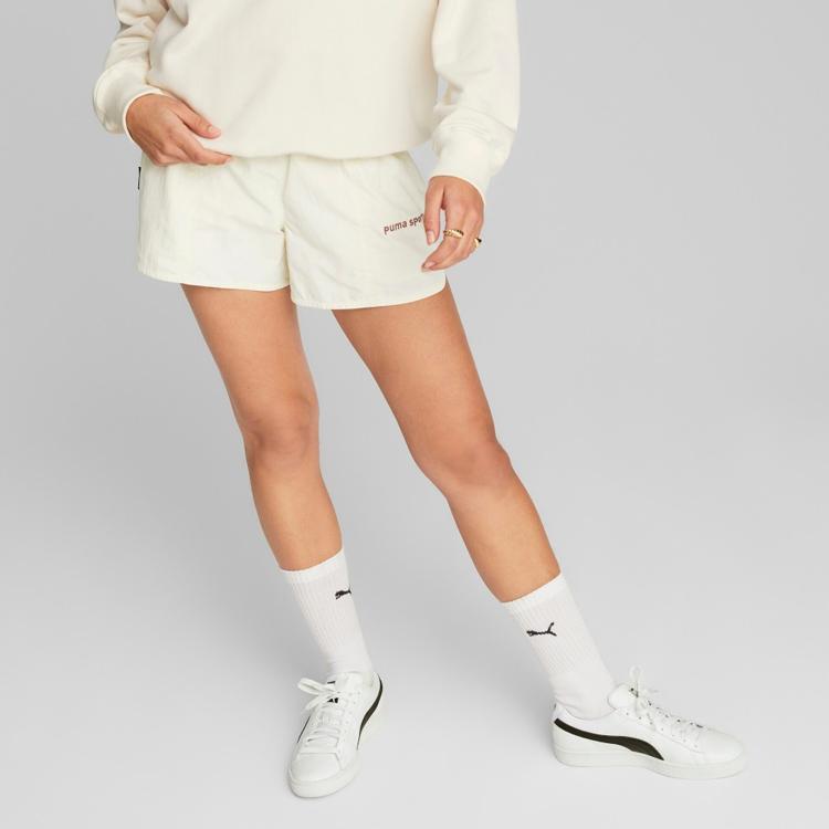 New PUMA Casual Shorts Women's Pure White 620598-65