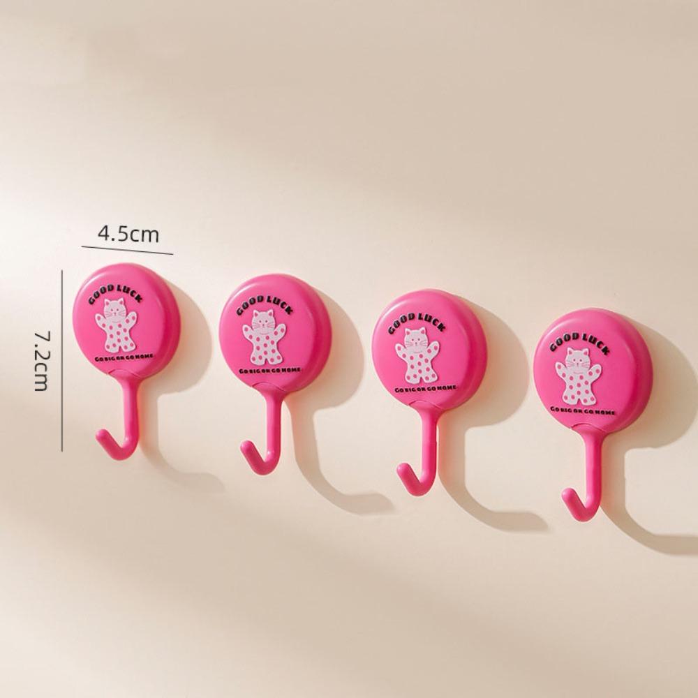 

Настенные крючки-вешалки, самоклеящаяся вешалка для полотенец, дофаминовые самоклеящиеся крючки, аксессуары для домашнего хранения розы красного