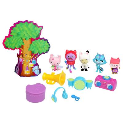 Conjunto de Figuras Casa de Bonecas da Gabby Fã Fã Música