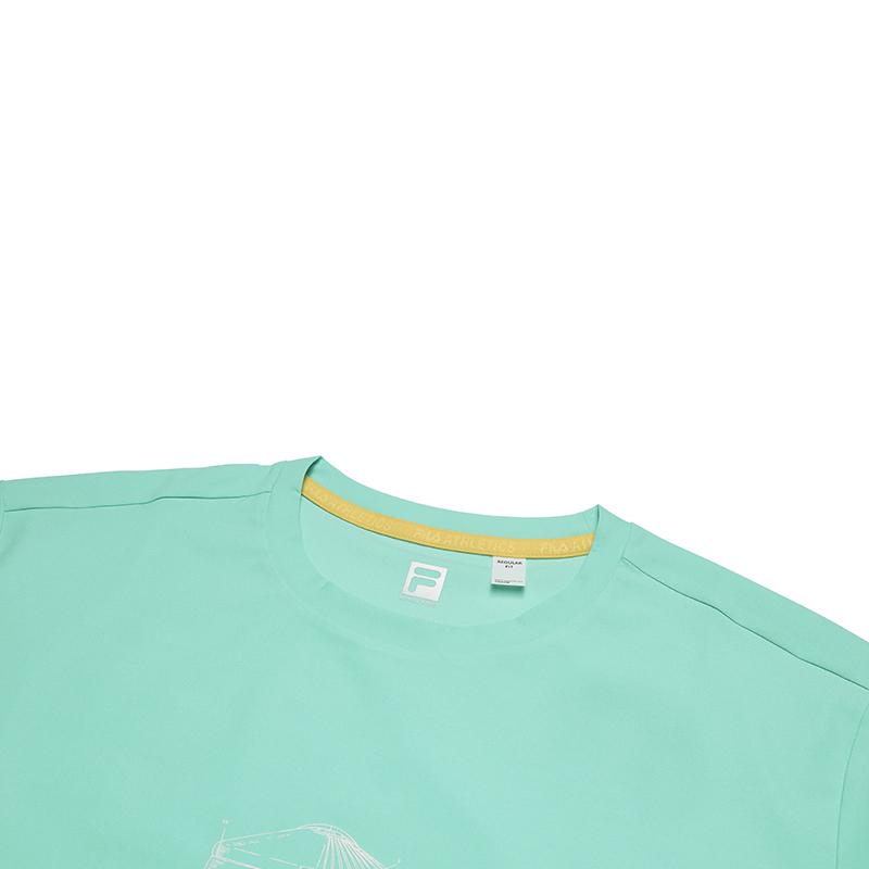 Fila Explorer Athletics Breathable Stretch Lightweight Outdoor Sports Casual Daily Travel Versatile Short Sleeve T-Shirt Men Tops A11M527118F-BU