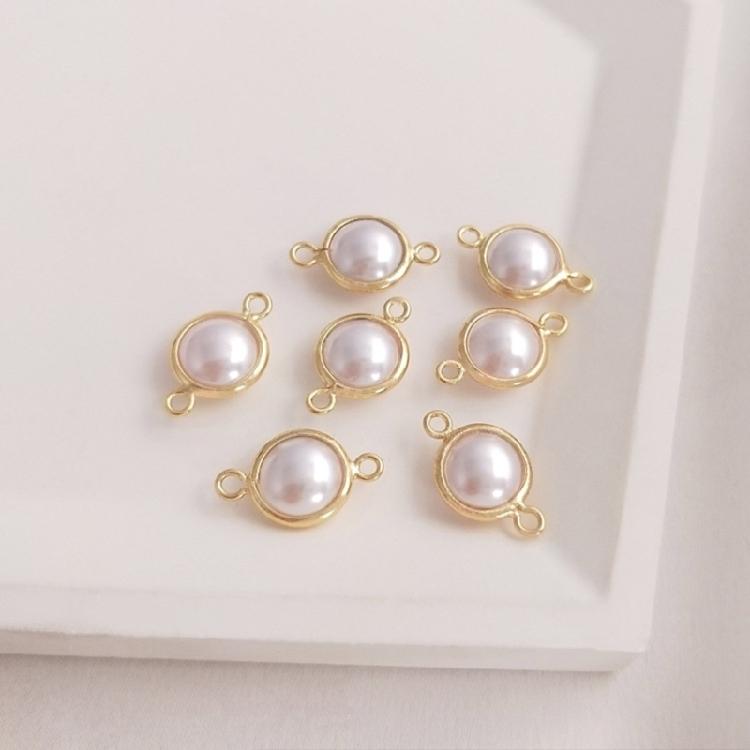 Set of 5 Unqiue Pearls Pendants Jewelry Component Pearls Jewelry Findings Suitable for Jewelry Bracelets and Necklaces