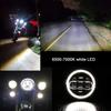For Harley Touring Road King Street Glide Motorcycles Accessories Headlight 7" Black LED Projector Headlight 4.5" Fog Lamp