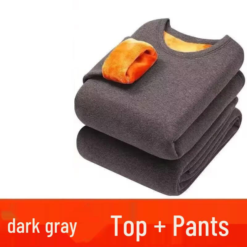 

Nanjiren Men s Plush Thickened Thermal Underwear Set L