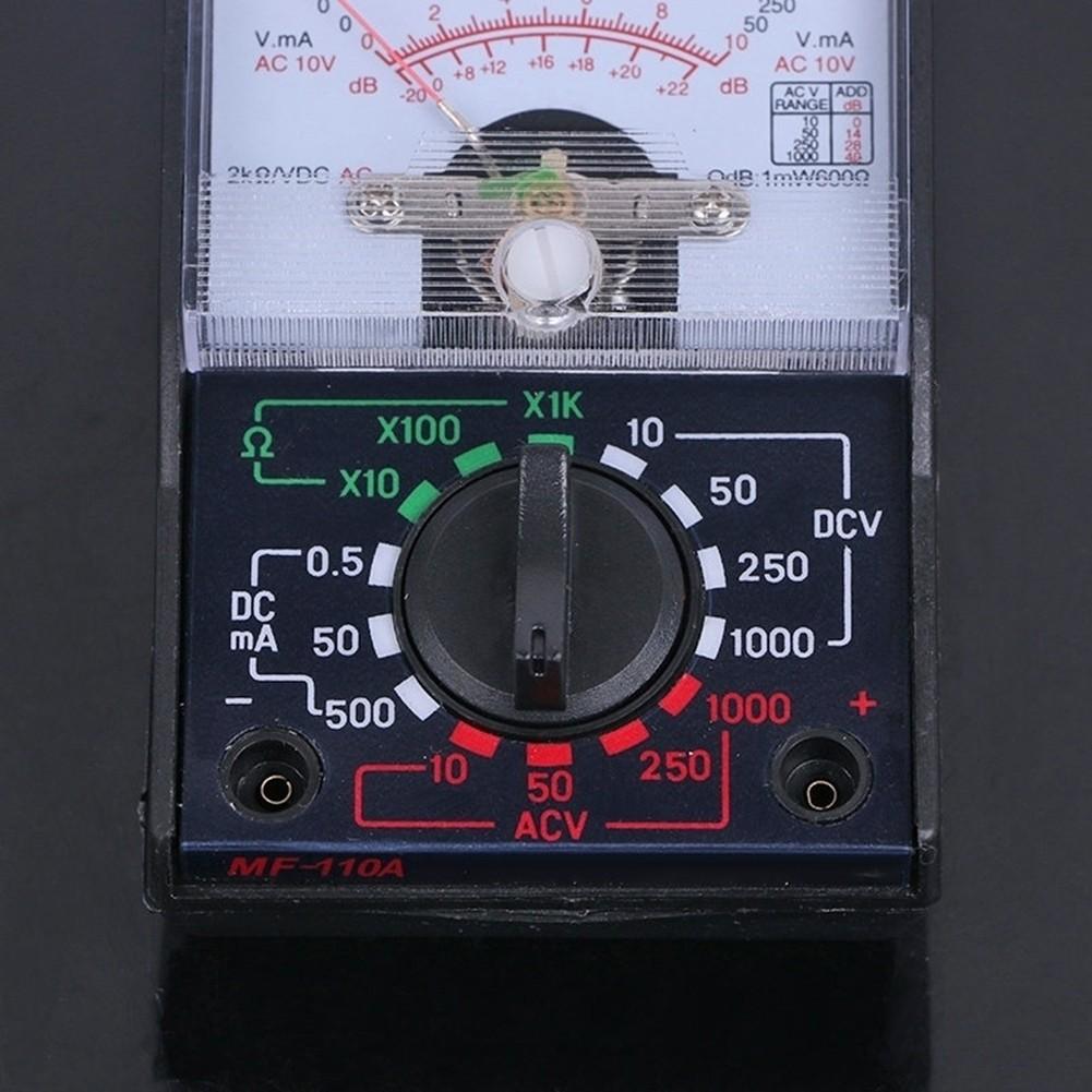 MF110 Pointer Voltmeter Amperemeter Multifunction Tool for AC/DC Voltage and DC Current Measurement In Workshop Environments
