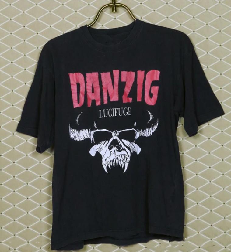 Vintage Danzig Lucifuge T-Shirt Rare Metal Band Tee Glenn Ramones Black S-5XL L