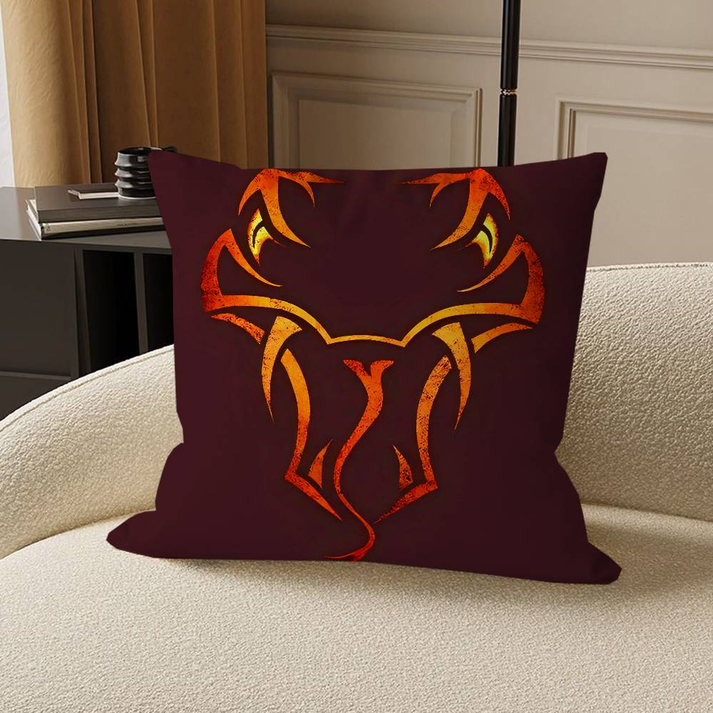 LOGO RKO Pillowcase Toon Gift Cushion Cover Bedroom Home Sofa Chair Seat Decor Pillow Case