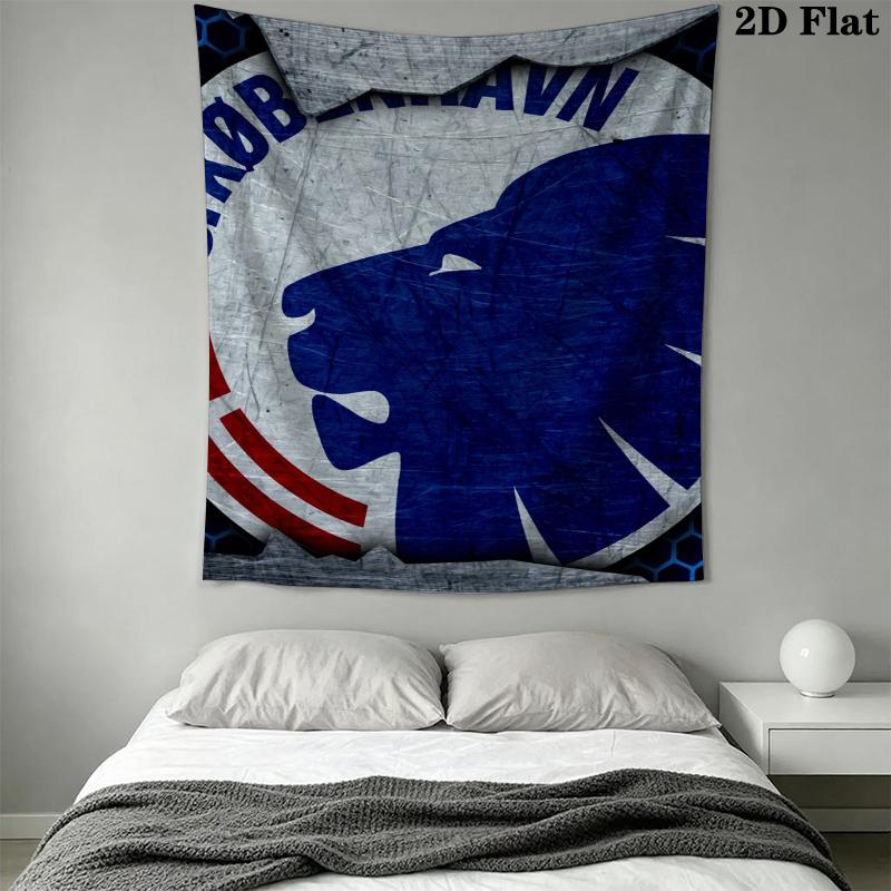 F.C. Copenhagen Wall Tapestry Aesthetic Wall Hanging Printed Fabric Blanket Decorative Tapestries for Bedroom Living Room Home Decor
