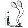 DC5V 2/3/4 Head Timing Full Spectrum Phyto Lamp Fruit Vegetable Grow Light USB Clip LED RedBlue Indoor Plant Grow Light