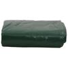 VidaXL Bâche, Couverture de Toit avec Oeillets Métalliques, Bâche de Protection Résistante aux UV Jardin Extérieur, Vert 5x5 156054