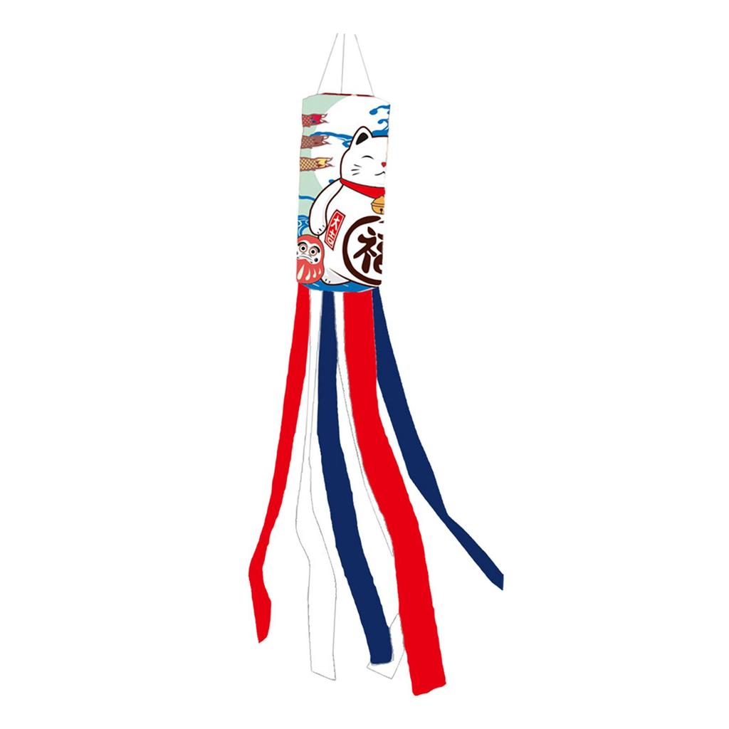 Japanese Carp Windsock Streamer Flag Flag Wind Socks Hanging Ornaments for Sushi Bar Restaurant Patio Home Outside Fitments