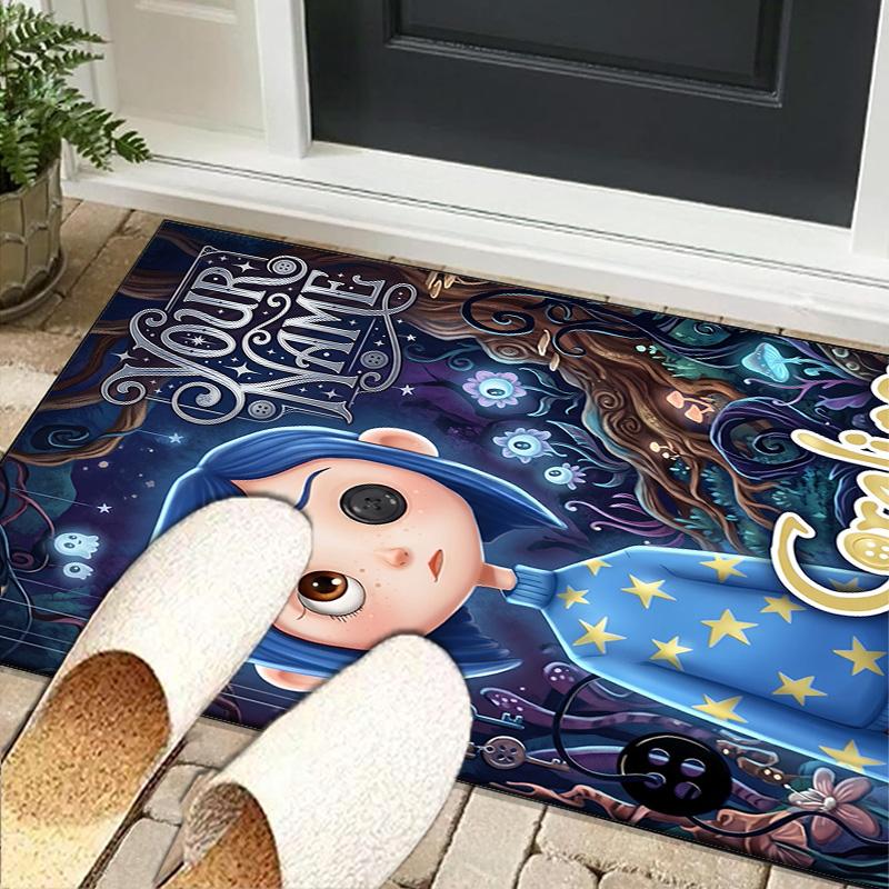 Custom NameNighttime Adventure Doll Carpet, Indoor Rug, Chair Rug, Living Rooms, Doormat Made From Polyester Home Decor Birthday Christmas Gifts