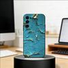 Industrial Style Retro Rusty Phone Case Black Silicone Soft For Samsung S25,S24,S21,S22,S23,S30,Ultra,S20,Plus,Fe,Lite