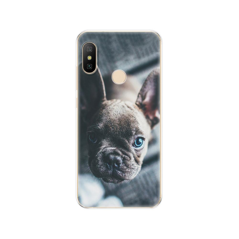 Silikonové pouzdro pro Xiaomi MI A2 LITE Case Full Protection Měkký tpu Zadní kryt Telefon Pouzdra pro Xiomi MI A2 LITE nárazník Coque