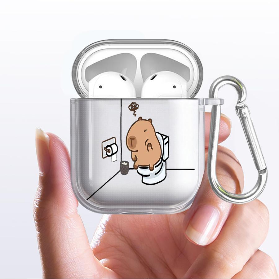 Case For Airpods Pro2 Pro3 2 4 1 3 Pro Clear Earphone Cases Cover Cartoon Guinea Pig