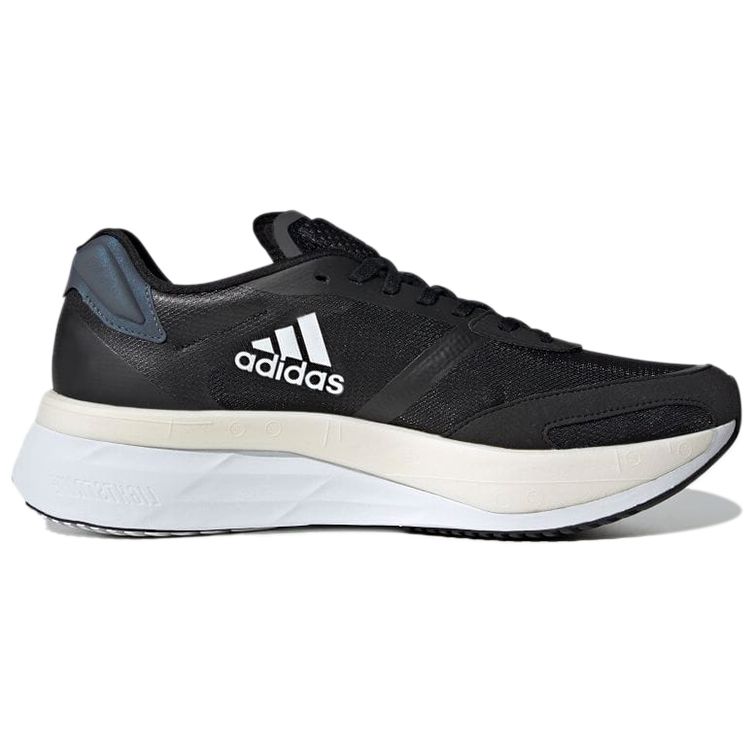 Adidas Adizero Boston 10 Wide Black White Unisex Sneakers Core-Black Cloud-White Grey-Five GZ5426