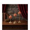 3 Piece Gold Hollow Crown Candle Holder European Style Iron Electroplated Finish For Living Room Dining Wedding Party Decor