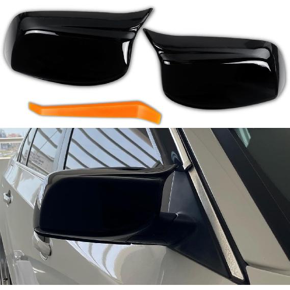 Sport Carbon Fiber Side Mirror Cover Caps Replacement for 2005-2010 BMW 5 Series E60 M5 545i 550i M6 E64 645Ci 630i 650i E63 Accessories Exterior