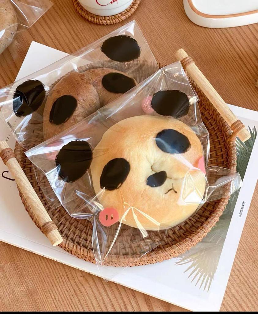 Transparent Self-Adhesive Bags for Bread, Donuts, Bagels & More - Disposable & Ideal for Food Storage