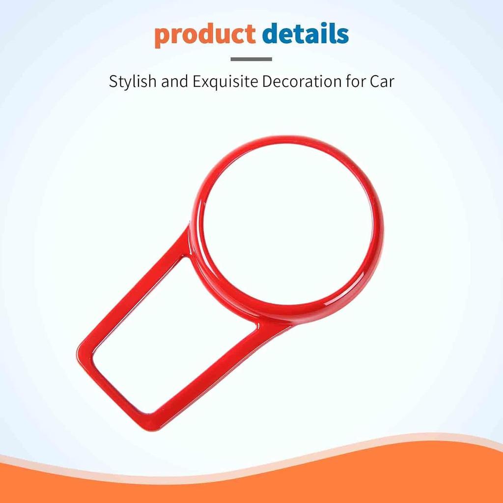 JeCar Headlight Switch Panel Trim Red Interior Accessories for Jeep Compass 2017-2020