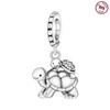 Orstarry S925 Silver Charm Crab, Seahorse, Hermit Crab, Turtle, Dolphin Pendant For Bracelet DIY Jewelry Making Gift