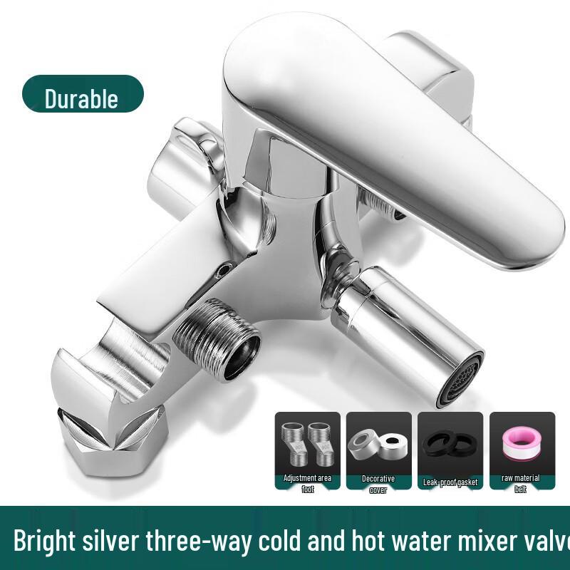 TLXT Wall-Mounted Shower Mixer Set