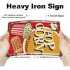 SUPERDANT Tin Sign Popcorn Vintage Metal Signs Movie Theater Store Decor Restaurant Metal Plaque Retro Wall Art Poster Wall Decoration for Bar