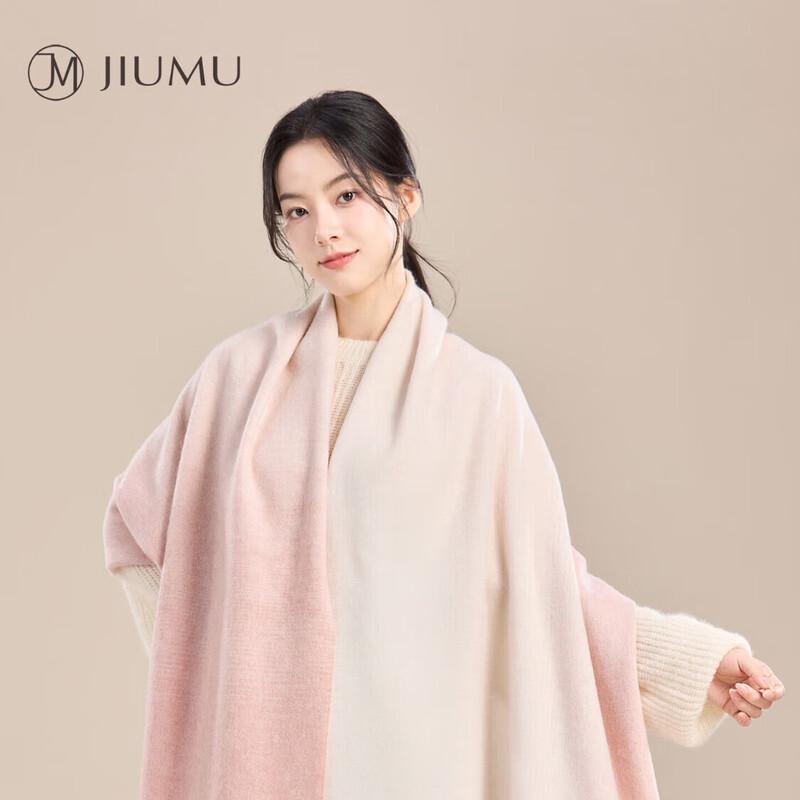 

JIUMU Women s Pure Wool Shawl Scarf One Size