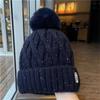 Thickened Winter Hat Keep Warm Beanie Hats Stylish Pompoms Hat  Women